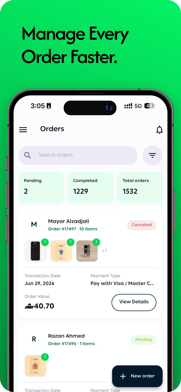 Orders